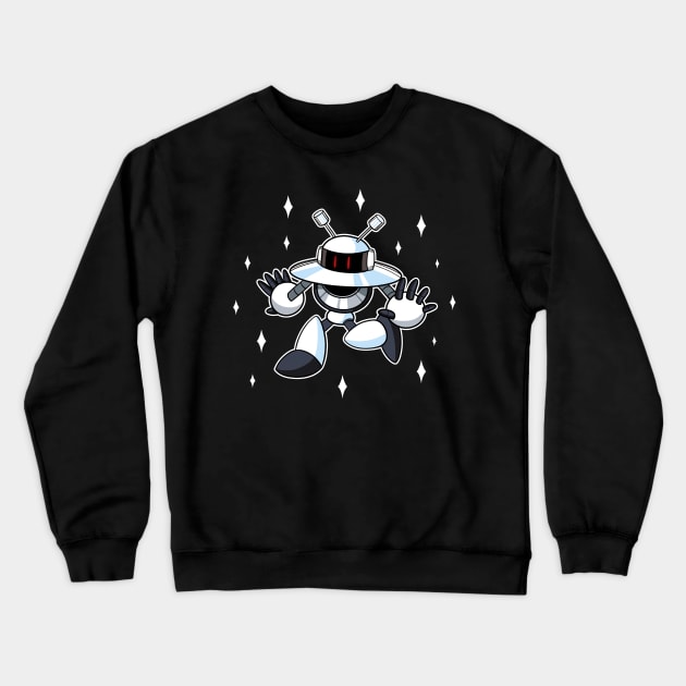 Galaxy Man Crewneck Sweatshirt by robsartstuff